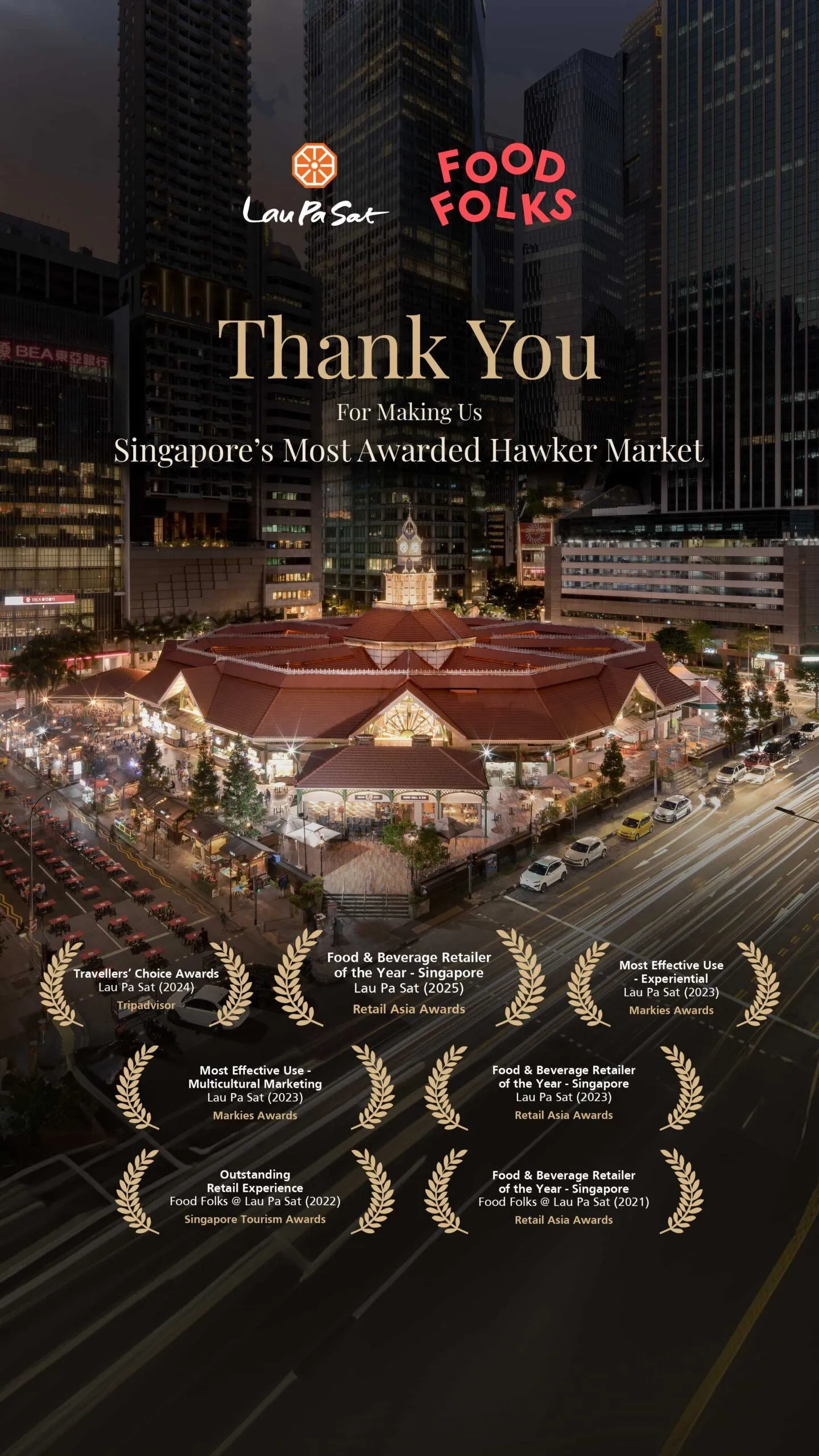 Lau Pa Sat: Iconic Hawker Centre in Singapore's National Monument